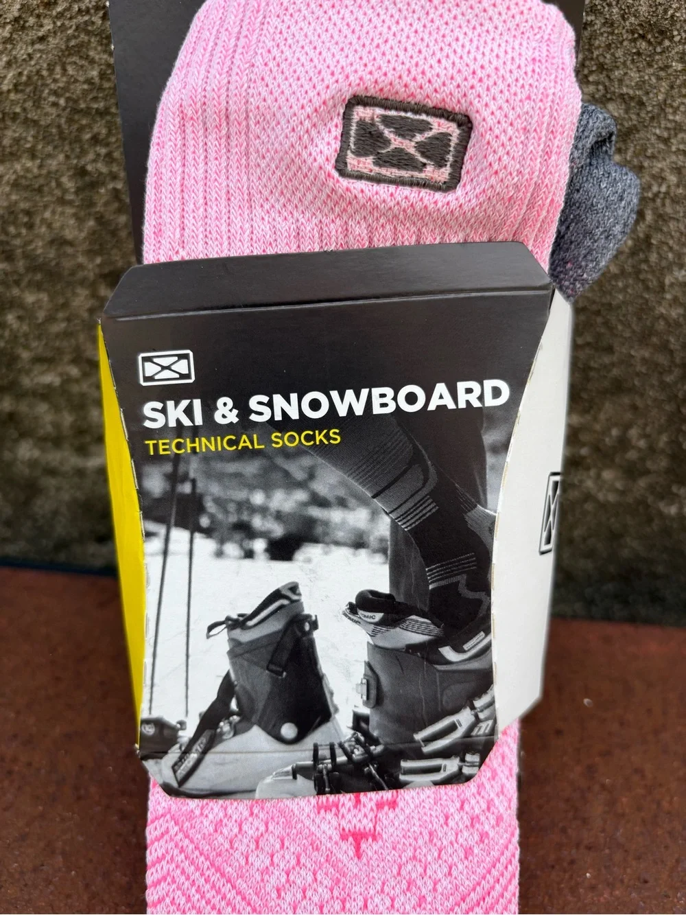 Evolution Socks Unisex Medium M6.5-8 W8-10 Technical Ski Snowboard Platform Pink